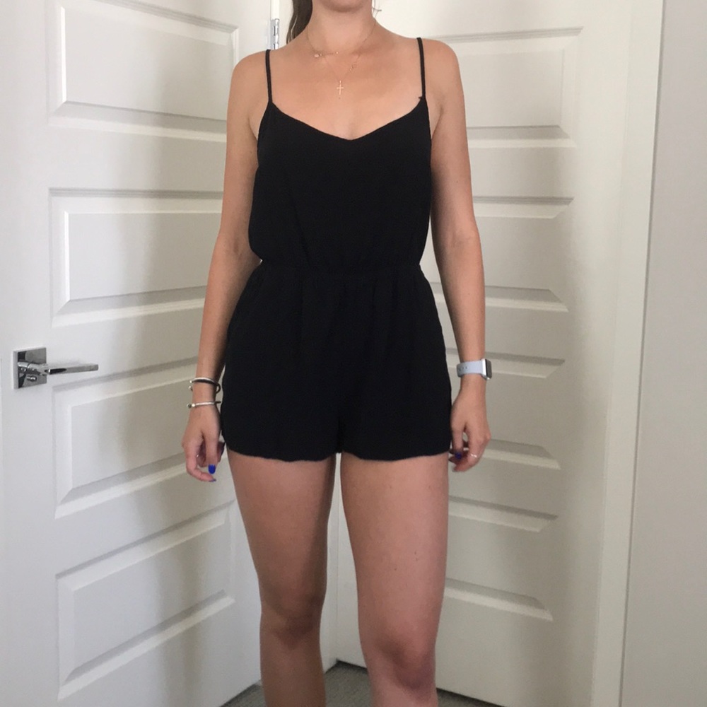 H&M black romper